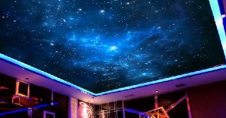 Натяжной потолок звездное небо Челябинск, цена от 5238 руб.